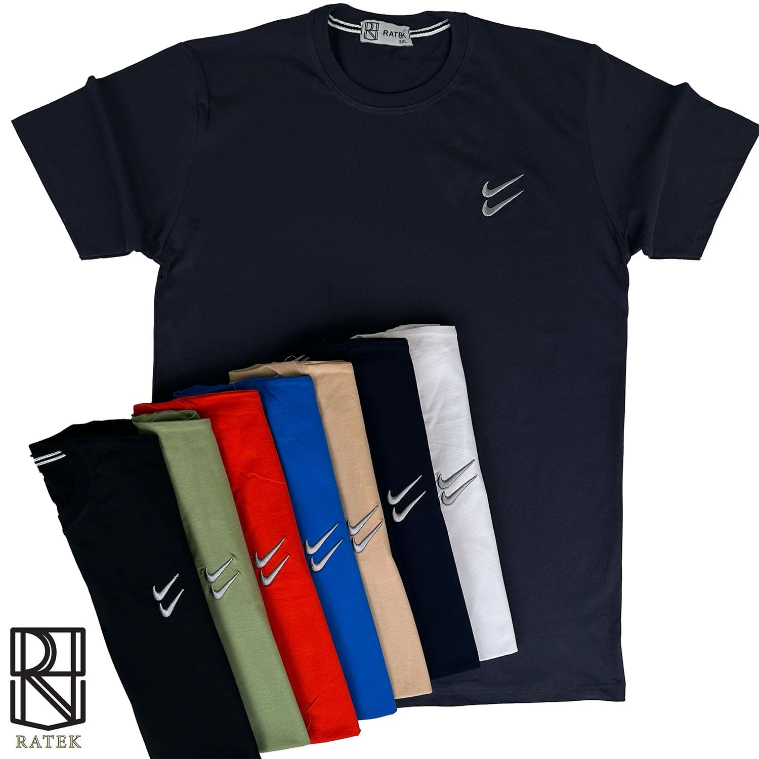 تیشرت مردانه ساده دو نایک مشکی