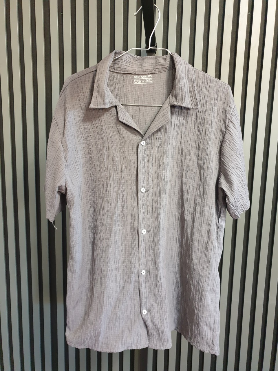 پیراهن مردانه کراش خاکستری