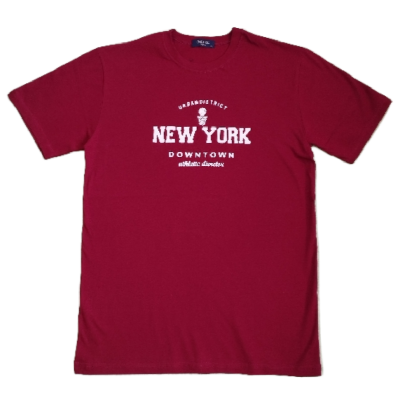 خرید تیشرت مردانه طرح نیویورک (new york) قرمز | بوتیکالا