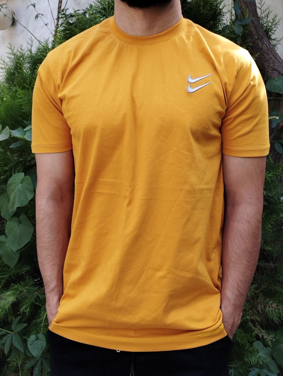 تیشرت مردانه ساده دو نایک نارنجی